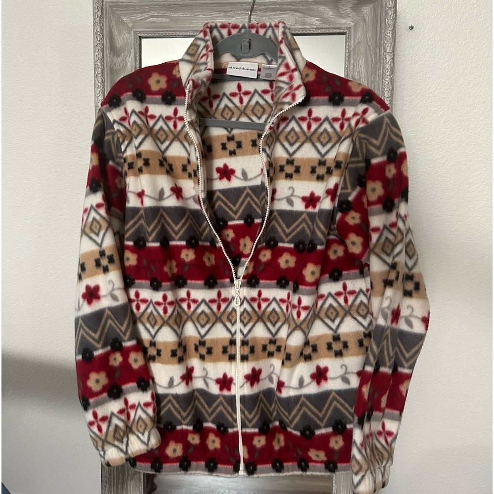 Fall Alfred Dunner S Flannel Zip front